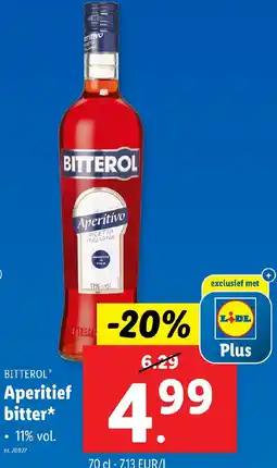 Lidl Bitterol Aperitief bitter aanbieding