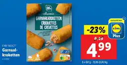 Lidl Chef Select Garnaalkroketten aanbieding