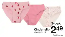 Zeeman Kinder slip aanbieding