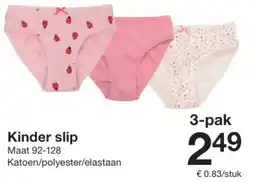 Zeeman Kinder slip aanbieding