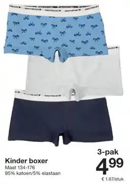 Zeeman Kinder boxer aanbieding