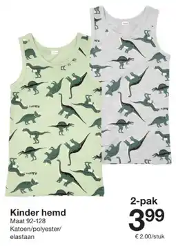 Zeeman Kinder hemd aanbieding