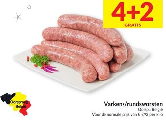 Intermarché Varkens/rundsworsten aanbieding