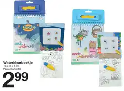 Zeeman Waterkleurboekje aanbieding