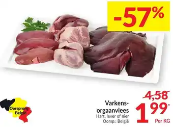 Intermarché Varkens- orgaanvlees aanbieding