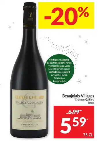 Intermarché Beaujolais Villages aanbieding