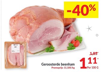 Intermarché Geroosterde beenham 100g aanbieding