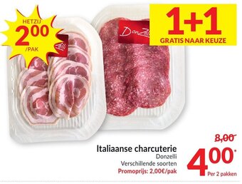Intermarché Italiaanse charcuterie aanbieding