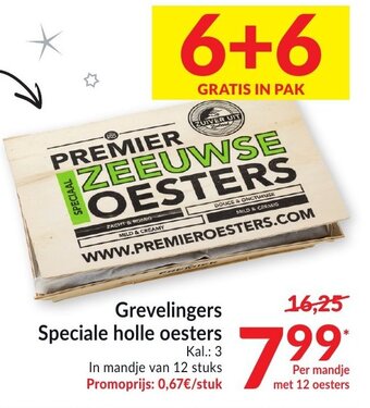 Intermarché Grevelingers Speciale holle oesters aanbieding