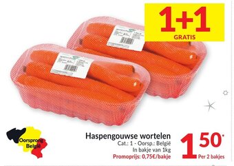 Intermarché Haspengouwse wortelen aanbieding