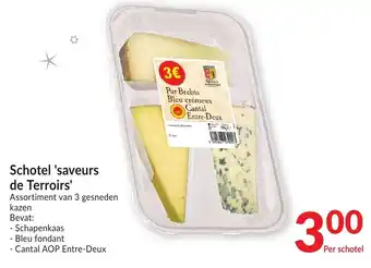 Intermarché Schotel 'saveurs de Terroir's aanbieding