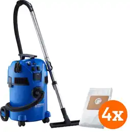 Coolblue Nilfisk Multi II 22 Inox + Nilfisk Stofzak voor Multi II (4x) aanbieding
