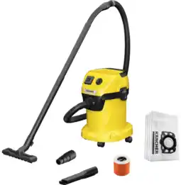 Coolblue Karcher WD 3 P V-17/4/20 EU III + Sacs d'Aspirateur (4x) aanbieding