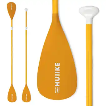 Decathlon Sup Peddel en Kayak 2 en 1, HUIIKE, Oranje, Verstelbaar, Afneembaar aanbieding
