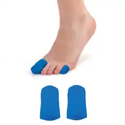 Decathlon Gel teenbeschermers ter voorkoming van zwarte nagels x2 - Gel Toe Cap aanbieding