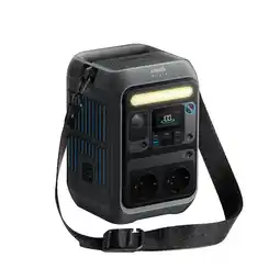 Decathlon Anker SOLIX C300X AC Powerstation, met schouderriem, batterij 288 Wh, 300W aanbieding