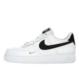 Decathlon Schoenen Air Force 1 Low '07 Essential White Black Gold Mini Swoosh aanbieding