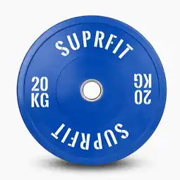 Decathlon Colored Bumper Plates White Logo (individueel) - 20 kg aanbieding