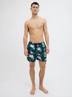 Decathlon Zwembroek heren JPSTMAUI Novelty AOP Marine Blazer aanbieding