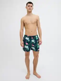 Decathlon Zwembroek heren JPSTMAUI Novelty AOP Marine Blazer aanbieding