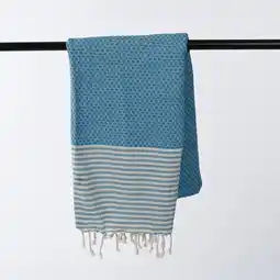 Decathlon Take A Towel Hamamdoek – 90 x 170 cm - Blauw aanbieding