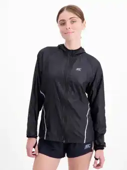 Decathlon zwarte VELIA lichtgewicht windjack aanbieding