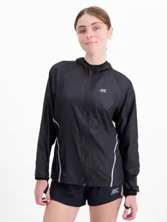 Decathlon zwarte VELIA lichtgewicht windjack aanbieding