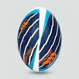 Decathlon Canterbury Thrillseeker Rugbybal Blauw, Wit En Oranje Maat 3 aanbieding
