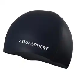 Decathlon Aquasphere effen siliconen dop - zwart aanbieding