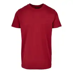 Decathlon Heren Basic Tshirt met ronde hals (Bourgondië) aanbieding