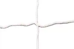 Decathlon 11-a-side voetbaldoelnet 2mm - Wit - Voor doel 7.32 x 2.44 x 0.8 x 1.5m aanbieding