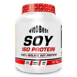 Decathlon Soja Iso-eiwit - 1 kg Vanille VitoBest aanbieding