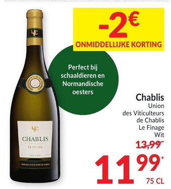 Intermarché Chablis aanbieding