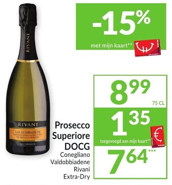 Intermarché Prosecco Superiore DOCG aanbieding