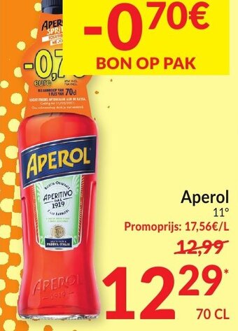 Intermarché Aperol aanbieding