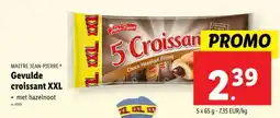 Lidl Gevulde croissant XXL aanbieding