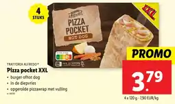 Lidl Pizza pocket XXL aanbieding