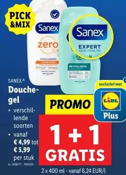 Lidl Douche- gel aanbieding