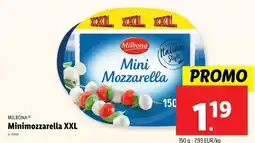 Lidl Minimozzarella XXL aanbieding