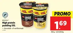 Lidl High protein pudding XXL aanbieding