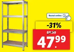 Lidl Metalen opbergrek aanbieding