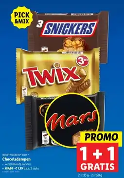 Lidl Chocoladerepen aanbieding