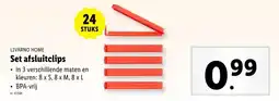 Lidl Set afsluitclips aanbieding