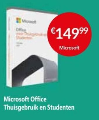 Selexion Microsoft Office Thuisgebruik en Studenten aanbieding