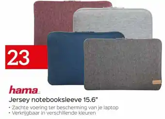 Hama Jersey notebooksleeve 15.6"