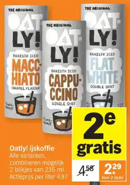 Albert Heijn Oatly! ijskoffie aanbieding