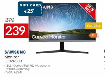 Selexion Samsung Monitor LC32R500 aanbieding