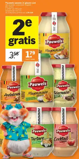 Albert Heijn Pauwels sauzen in glazen pot aanbieding