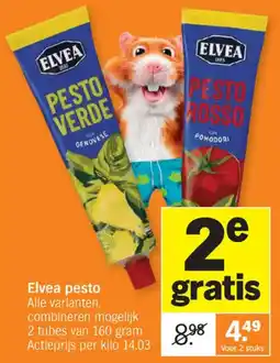 Albert Heijn Elvea pesto aanbieding