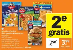 Albert Heijn Iglo Fish Cuisine en Kapiteins Klassiekers aanbieding